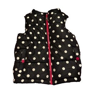 Polka vest for little girl